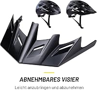 Dunlop kerékpáros sisak LED világítással - M (55-58 cm), fekete 7