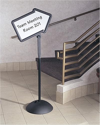 Miniatura 2 de Safco Products Pizarra rectangular para escribir mensajes, Negro