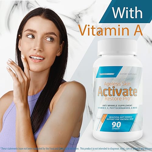 Miniatura 6 de Ageless Skin Activate Restore Pro - Nuestro mejor suplemento antienvejecimiento - Píldoras antienvejecimiento para el cerebro y el cuerpo sin edad -