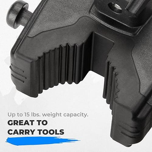 Miniatura 6 de Kit de montaje de abrazadera de goma para pala tipo A KEMIMOTO, tipo A, se ajusta a herramientas de 1"-1.5" de diámetro, abrazadera de montaje para