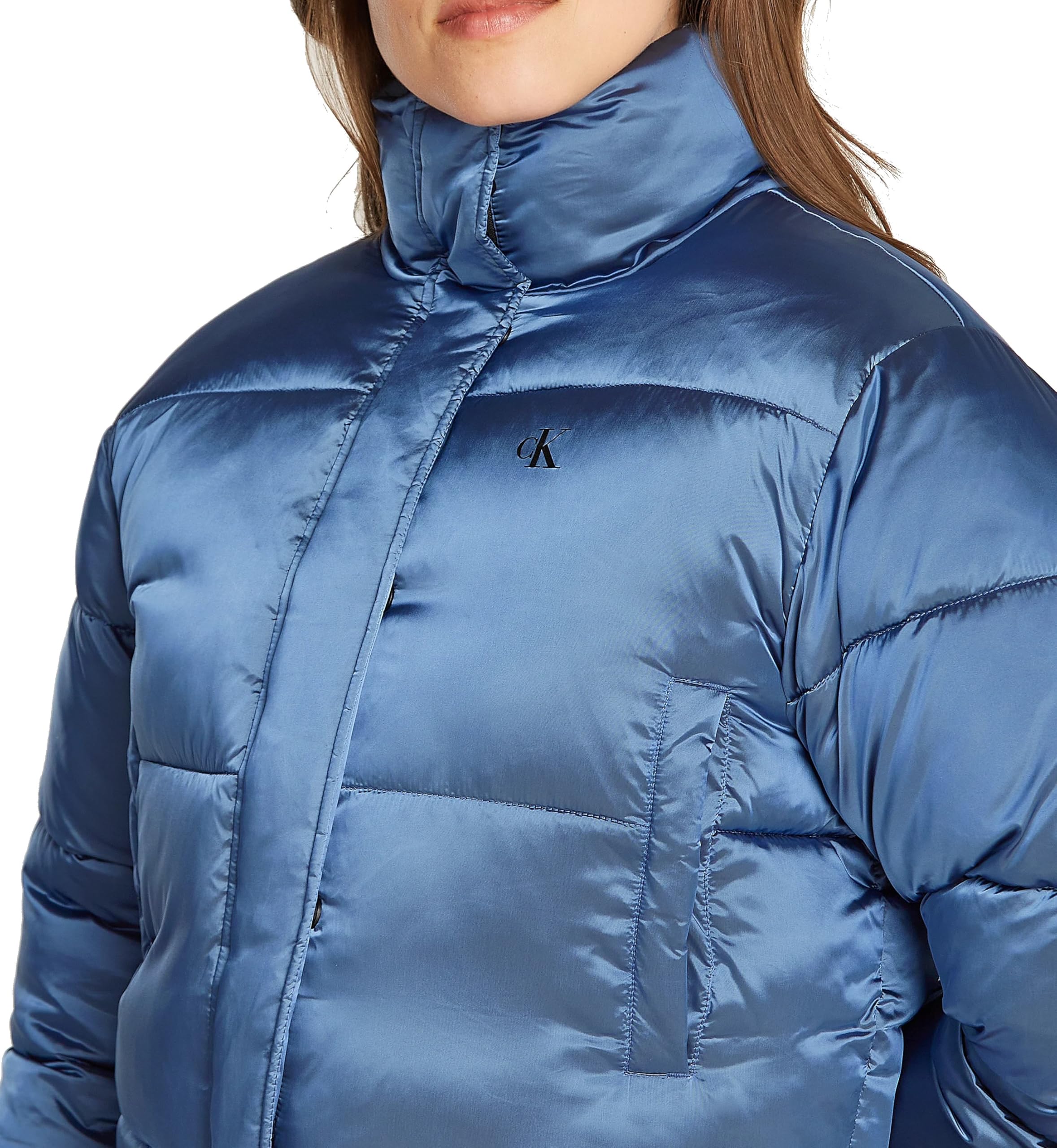 Calvin Klein J20J224124CDO SHINY CROPPED PUFFER
