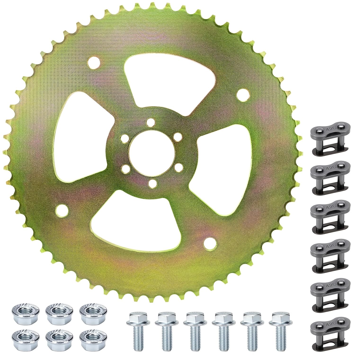 60T Rear Chain Sprocket # 40 41 420 for Coleman CT100U CC100X Mega Moto MMB80 105 Baja Doodle Bug DB30 Motovox MBX10 Mini Bike