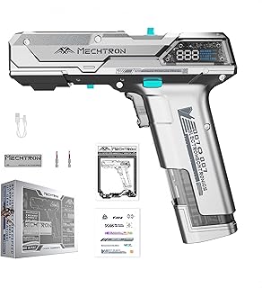 Gun-Shaped Cyberpunk Power Tool Gift - 8V AI Dual-Speed Hammer Drill Cool Desk Decor for Men Adults Him,Mens Gifts for Boyfriend,Husband,Dad (G007S)