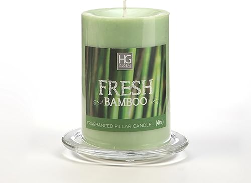 Miniatura 6 de Hosley. Juego de 8 platos de pilar de vidrio transparente.4 pulgadas de diámetro. Ideal para fiestas, Spa, Velas, vela votiva y jardín. O como