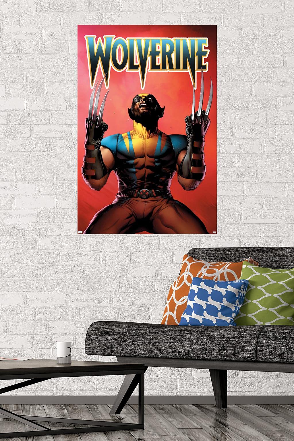 ウルヴァリン WOLVERINE ポスター MARVEL X-MEN ビンテージ VINTAGE 1989 Wolverine Poster X-Men Marvel 23 x 35