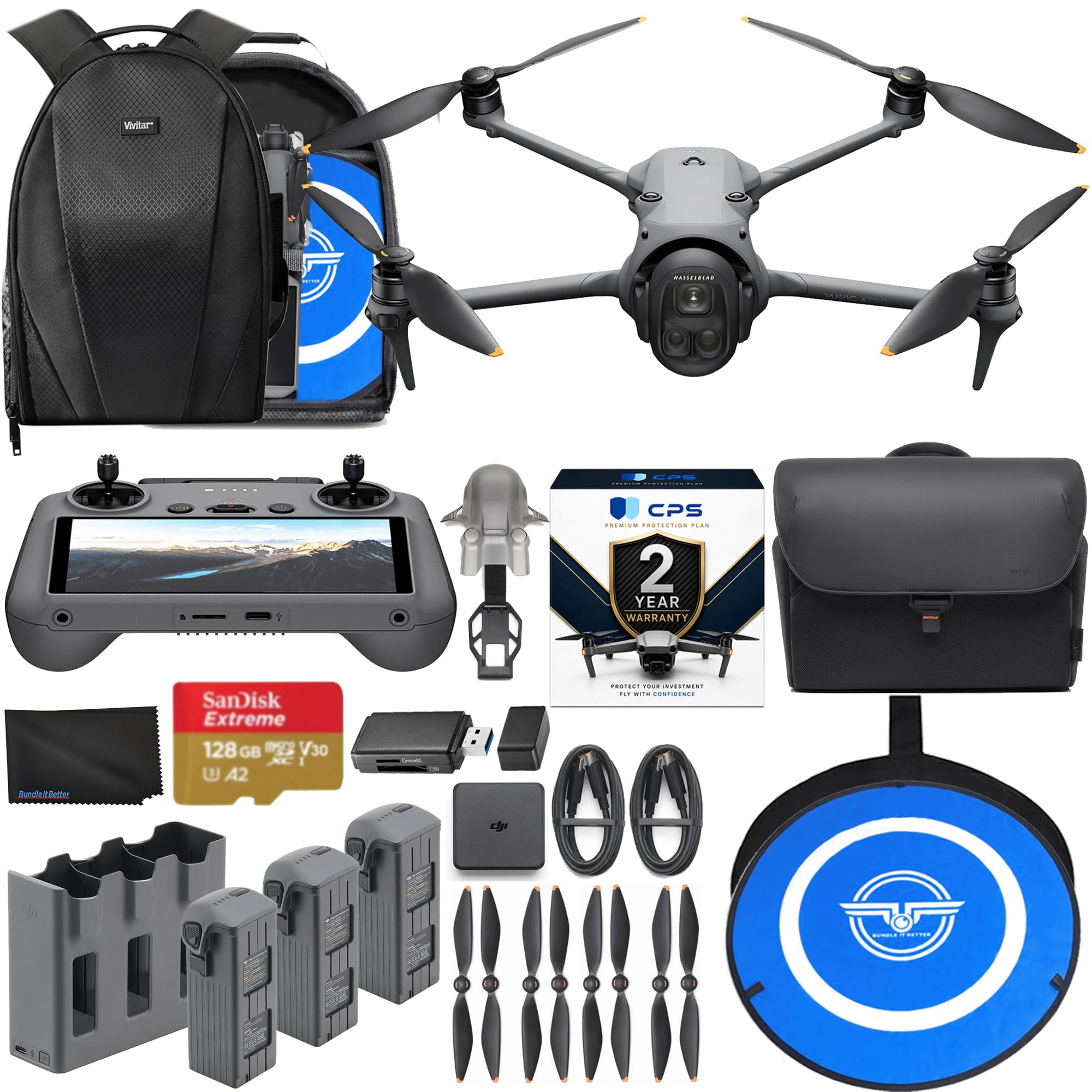 Amazon.com: DJI Mavic 4 Pro Drone Fly More Combo 6K60 HDR, 100MP