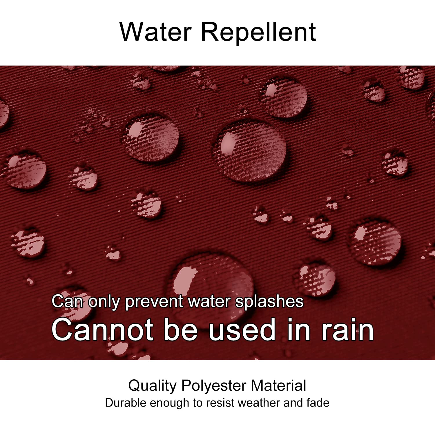 LOVTEX Tufted Bench Cushions for Outdoor Furniture Waterproof, 44 x 19 inches Patio Swing Cushions Burgundy - Overstuffed Indoor/Outdoor Loveseat Cushions with Round Corner