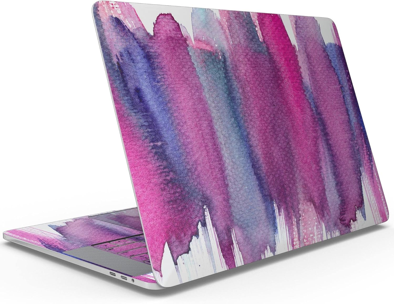 DesignSkinz - Violet Mixed Watercolor - Full-Body Wrap Protective Decal Skin Kit Compatible with MacBook 16" Pro M1 (A2485)