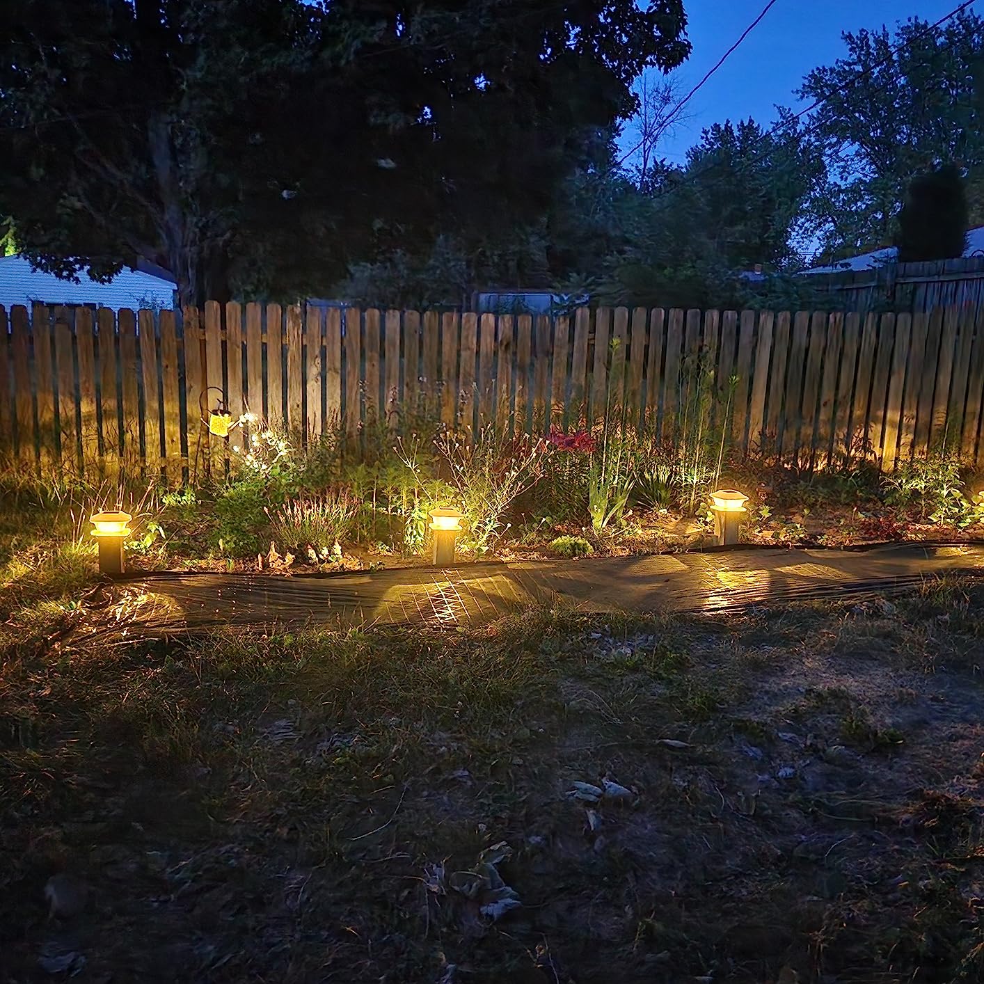 SLTG2020 Solar Post Cap Lights Outdoor LED Lighting Deck Fence Cap ...
