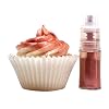 Edible glitter powder spray pump for cake decoration, chocolate paint, strawberries, Cake, Cupcake, drinks, jelly shot, and any dessert / 5 Gram Net/Food edible paint decoration. (Apple Green)