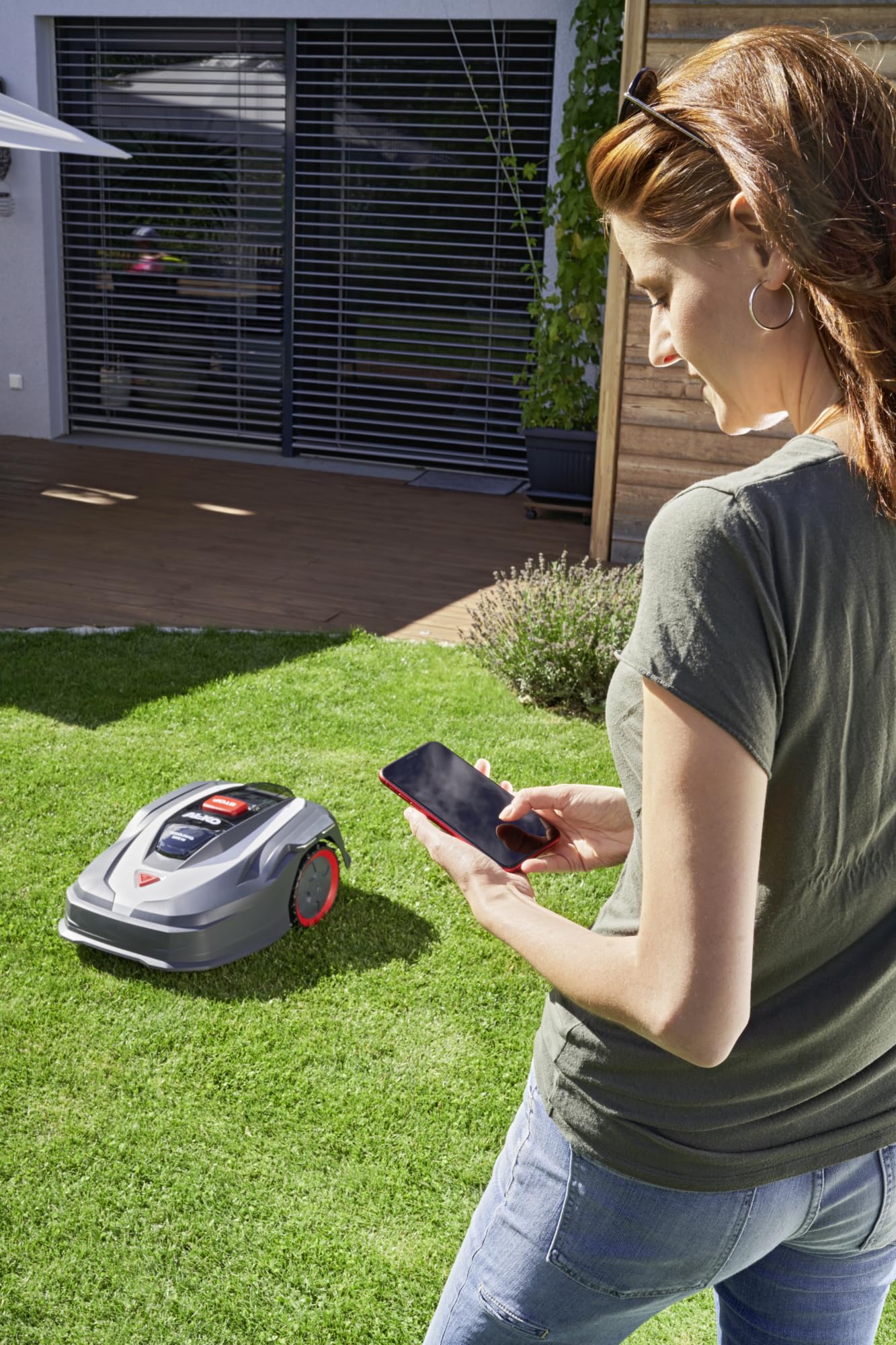 AL-KO Robot cortacésped Robolinho® 350 W, Ancho de Corte 20 cm, batería de Iones de Litio de 18 V/2,5 Ah, para Superficies de hasta 300 m², Capacidad de Ascenso máx. 30%, Muy silencioso 60 dbA