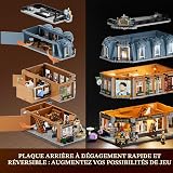 Lumibricks Brick Art Galerie Bloc de Construction avec Lumière, 3400 Pcs, Bâtiment Modulaire d’Angle Inspiré des Œuvres d’Art Classiques avec Art 3D Amovible, Âge 16+, L9085 - 3