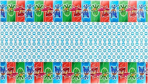 Miniatura 5 de American Greetings PJ Masks - Mantel de plástico Table Cover