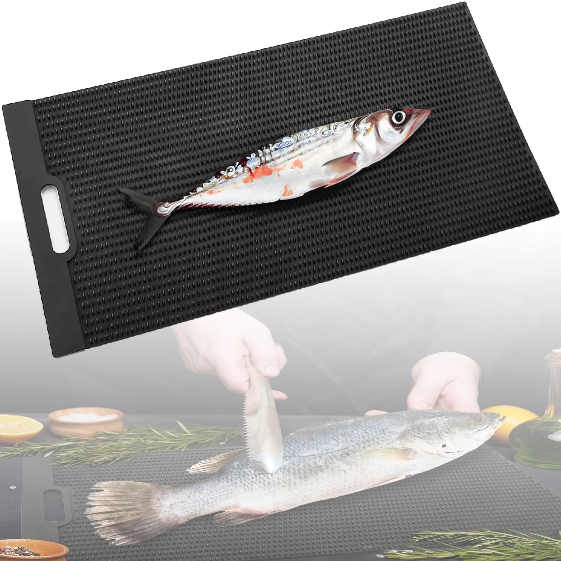 Planche à fileter portable pour un nettoyage facile du poisson sans glisser