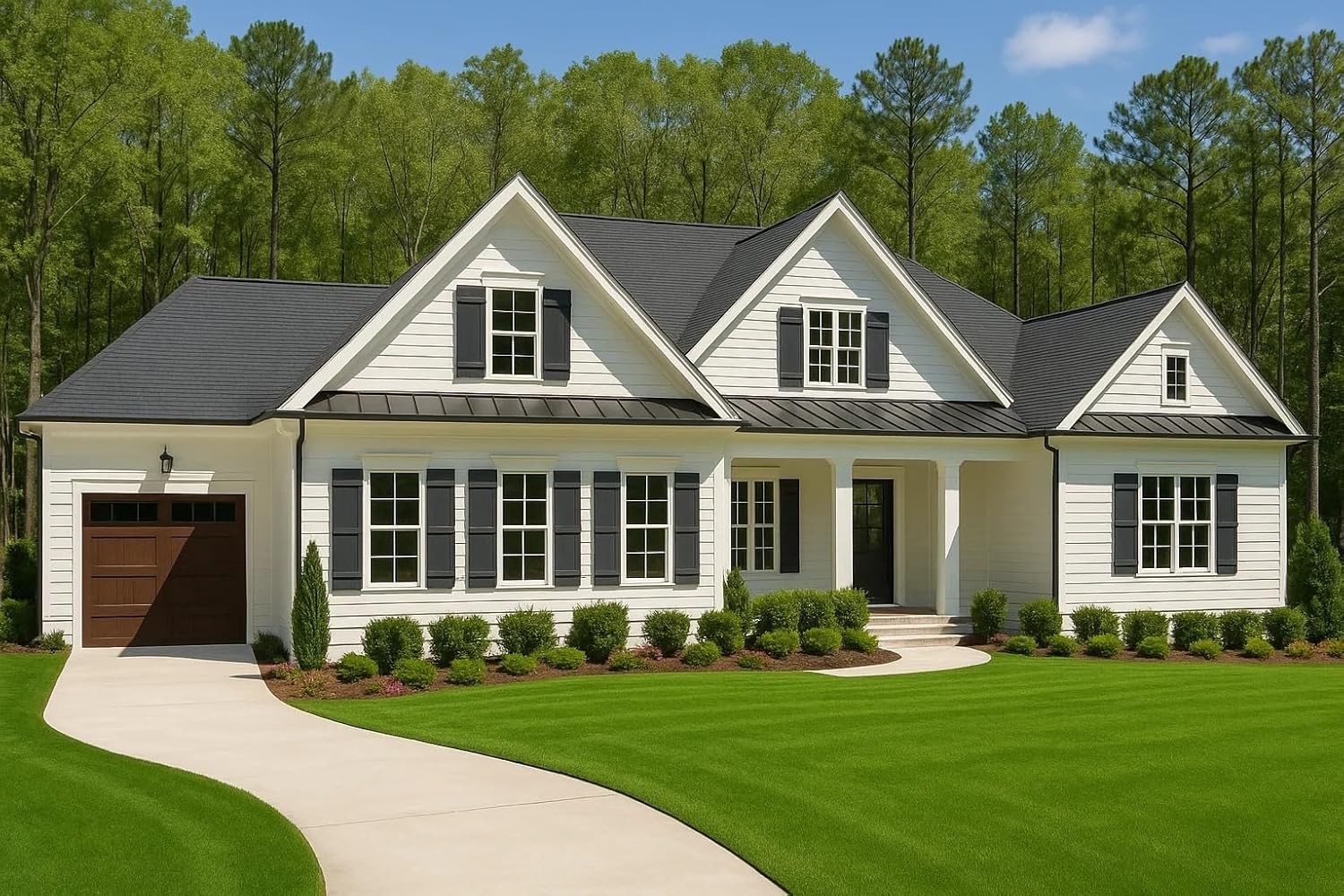 19-1629 HOUSE PLAN - Charming Craftsman House Floor Plan: 5 Beds, 5 Baths, CAD