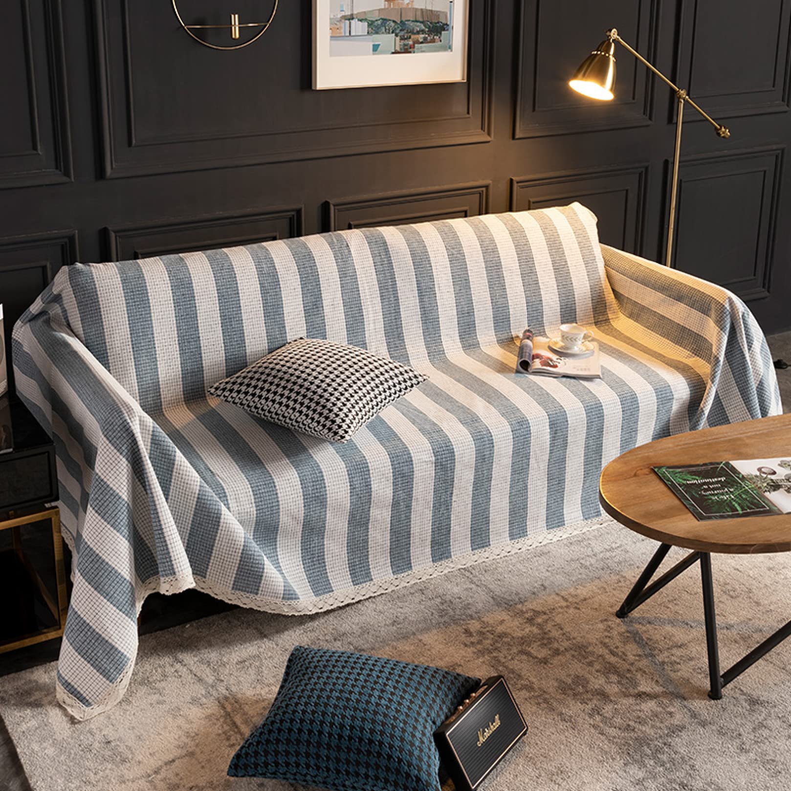 Amazon｜マルチカバー 北欧風 長方形 ソファカバー 多機能 カラー