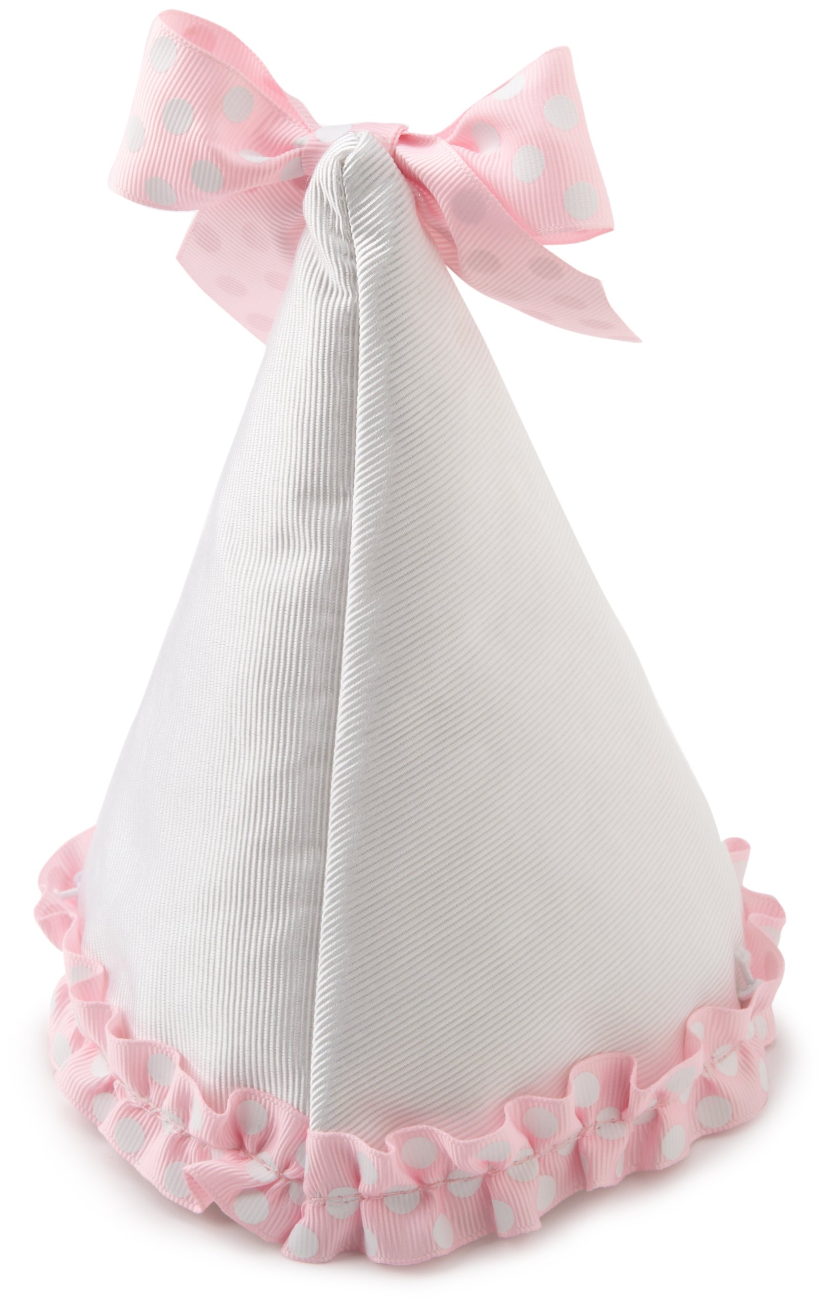 Mud Pie Baby Birthday Pink and White Hat, Cupcake