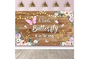 Butterfly A Little Butterfly is On The Way Baby Shower Banner
