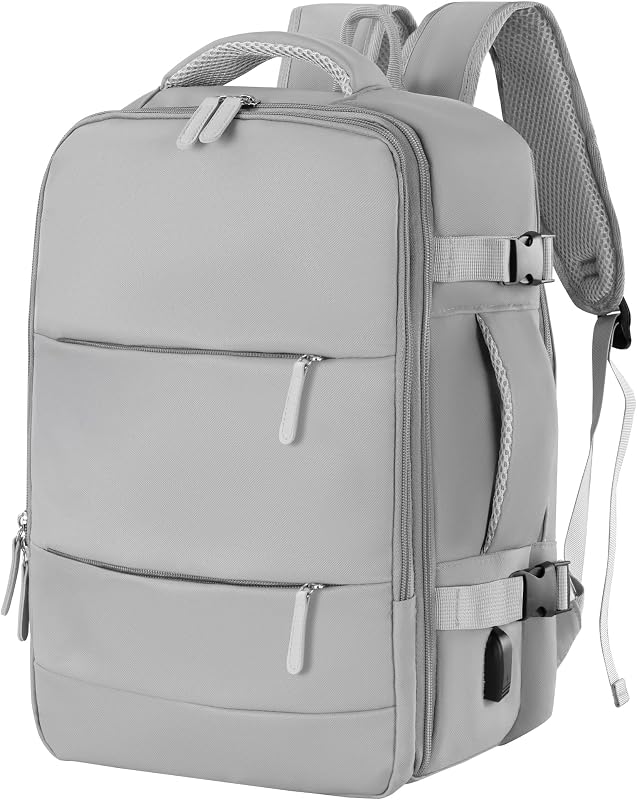 Mochila de Viaje Cabina Avión, Equipaje de Mano Bajo el Asiento, 40x20x25 cm, 20L, para Ryanair, Mochila Portátil, Puerto carga USB, Maleta de Vuelo, Bolsa, Negocios, Trabajo, Escuela
