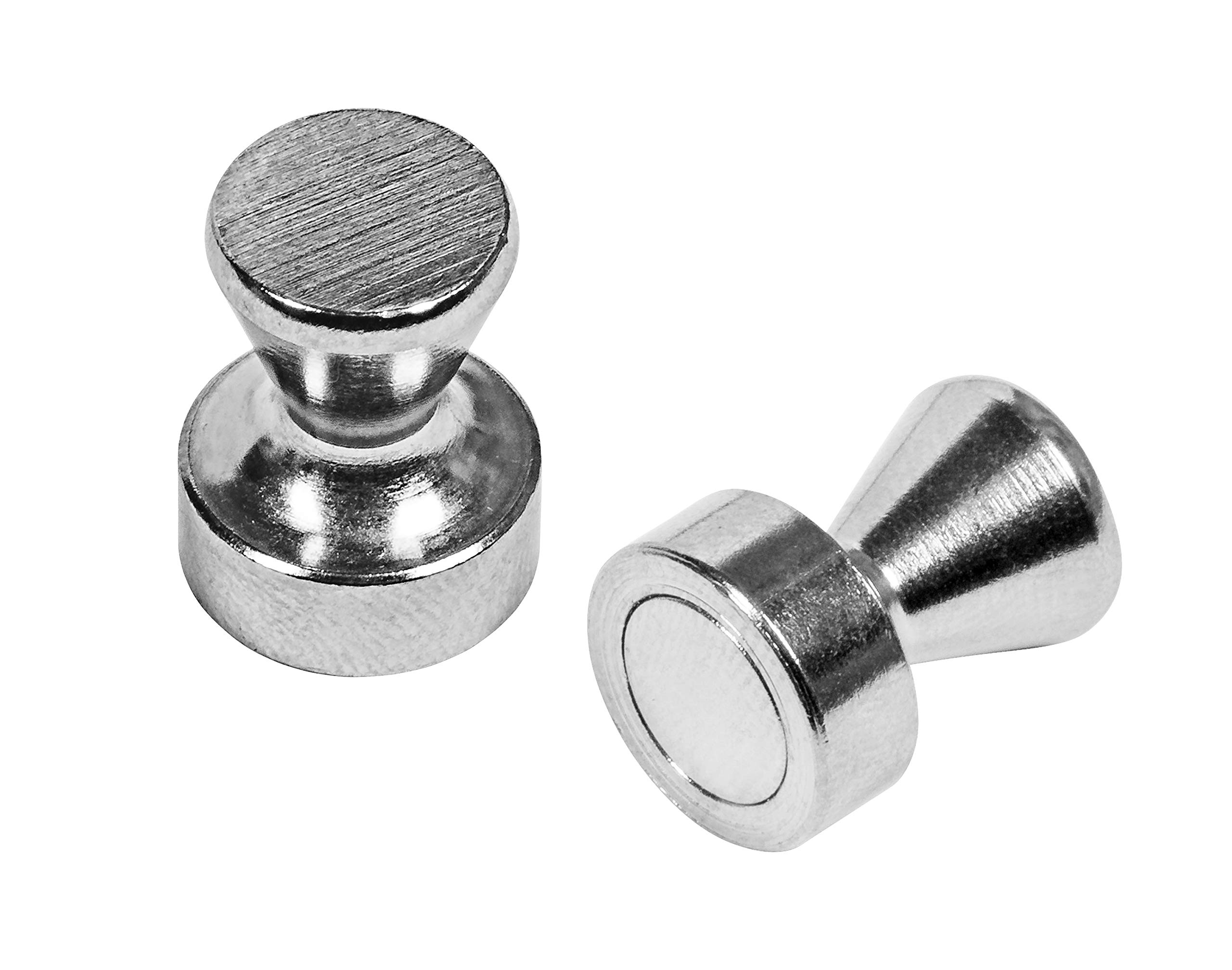 Connex DY7100022 Neodymium Grip Magnet - Diameter 12 x 16 mm - 2 Pieces in Practical Set - Extra Strong Magnet - 2 kg Adhesive Force - For Household, Workshop & Hobby/Power Magnet/Magnet with