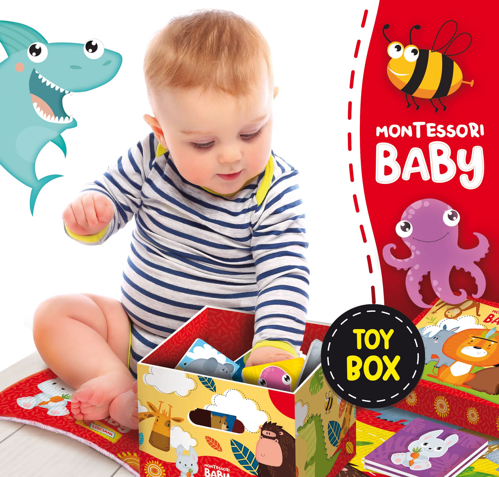 Liscianigiochi - Montessori Baby Giochini sul Pavimento, 92796