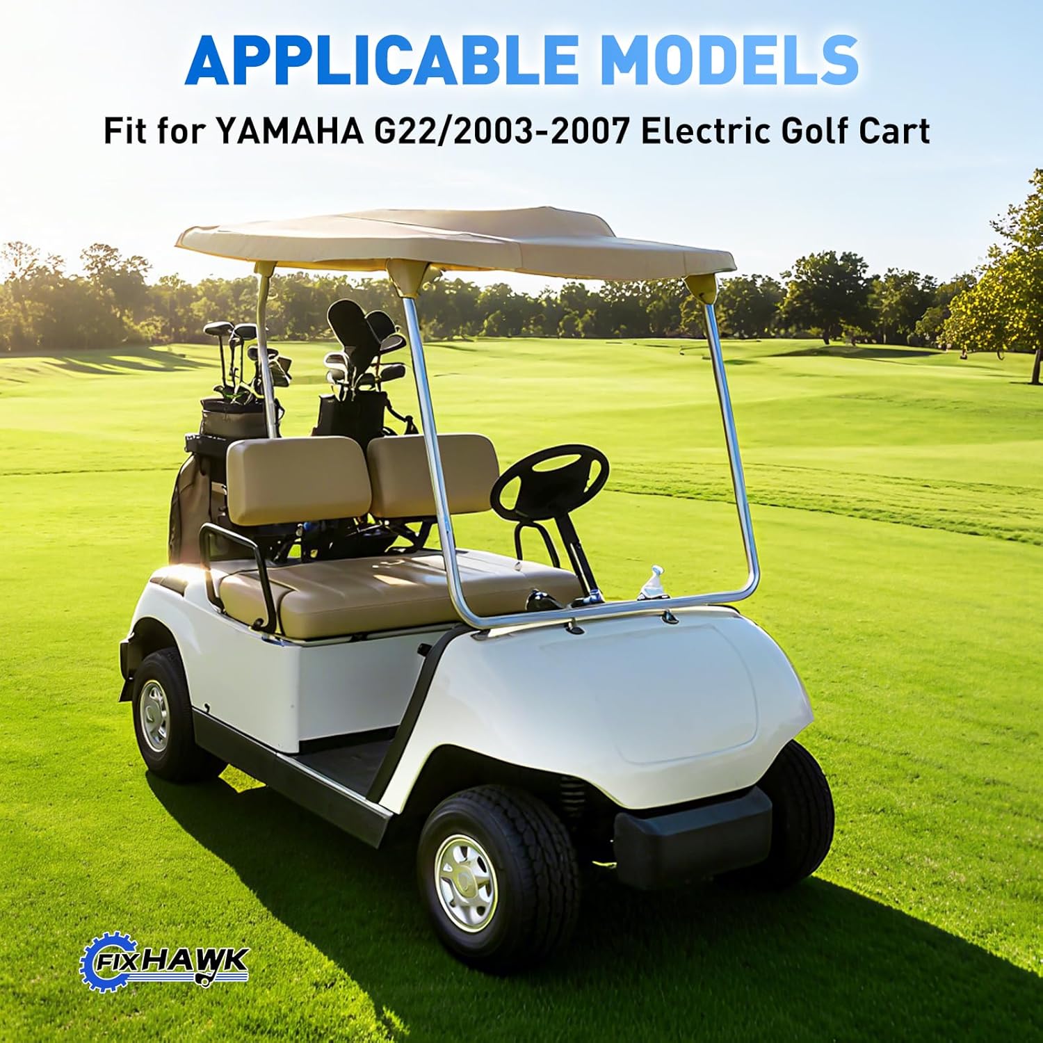 Golf Cart Control Wiring Harness Fit for Yamaha G22/2003-2007 Electric Golf Cart, Connection and Control of Golf Cart Electrical Circuits, Replace OEM# JU2-H2590-00-00/ JU2-H2590-02-00