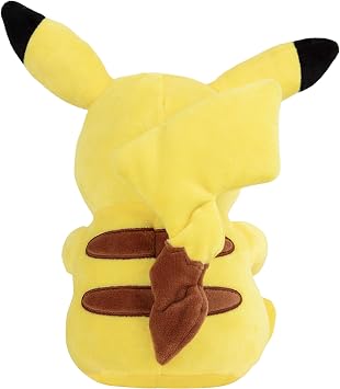 Pokemon 8 Pikachu Valentine's Day Plush with Heart Poke Ball - Officially Licensed - Authentic Soft Stuffed Animal Toy Pokeball Figure - Gift for Kids, Boys, Girls - 2+