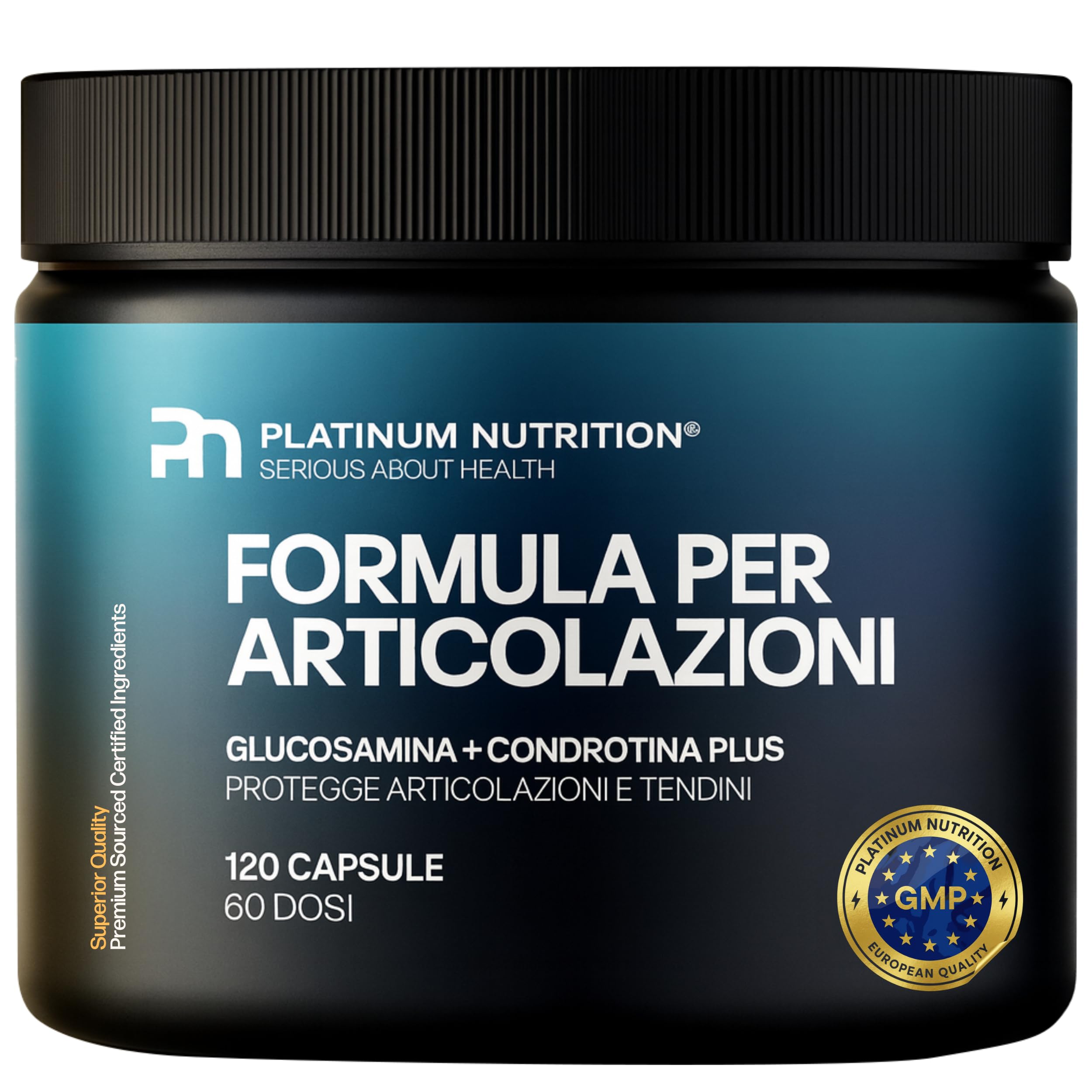  Joint Complex con Glucosamina, Chondroitina, MSM e Vitamino C - Supplimento per Articolazioni, Midolla Ossea e Ostiche 