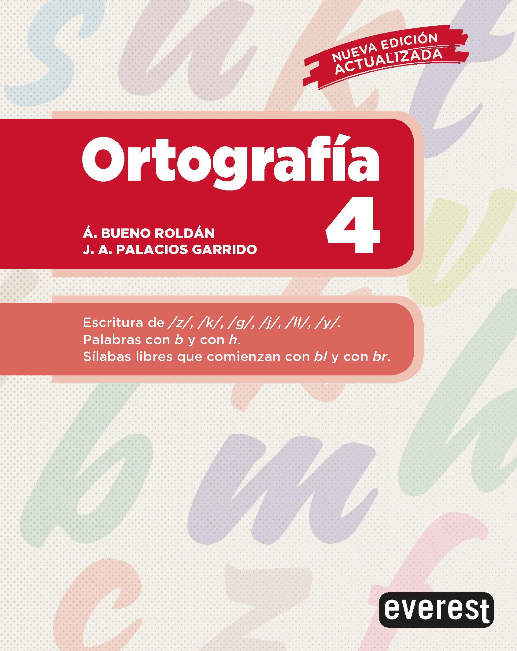Cuaderno de Ortografía 4: Rústica