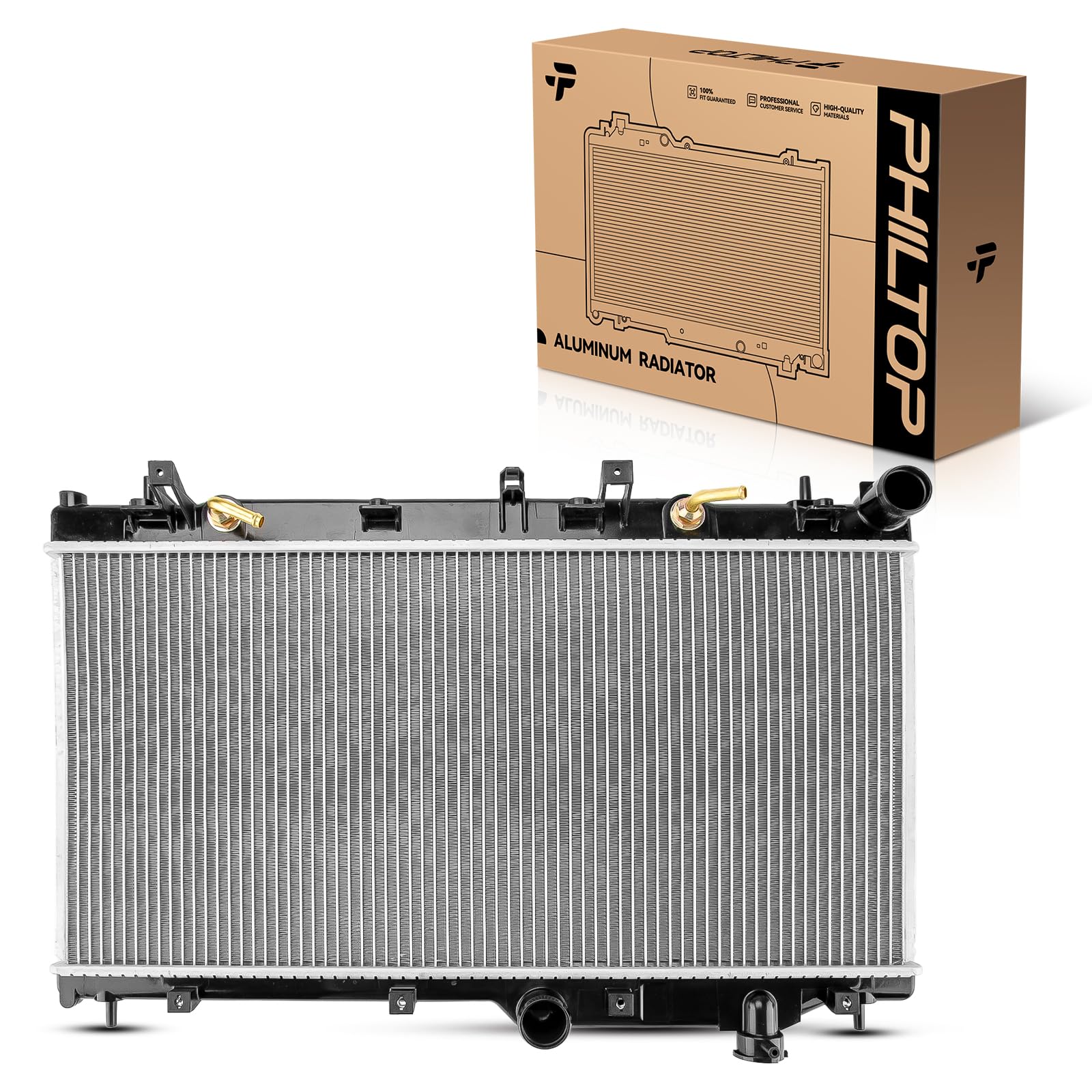 PHILTOP CU2777 Car Radiators Fit for 2005-2014 Outback 2.5L,Forester 2.5L