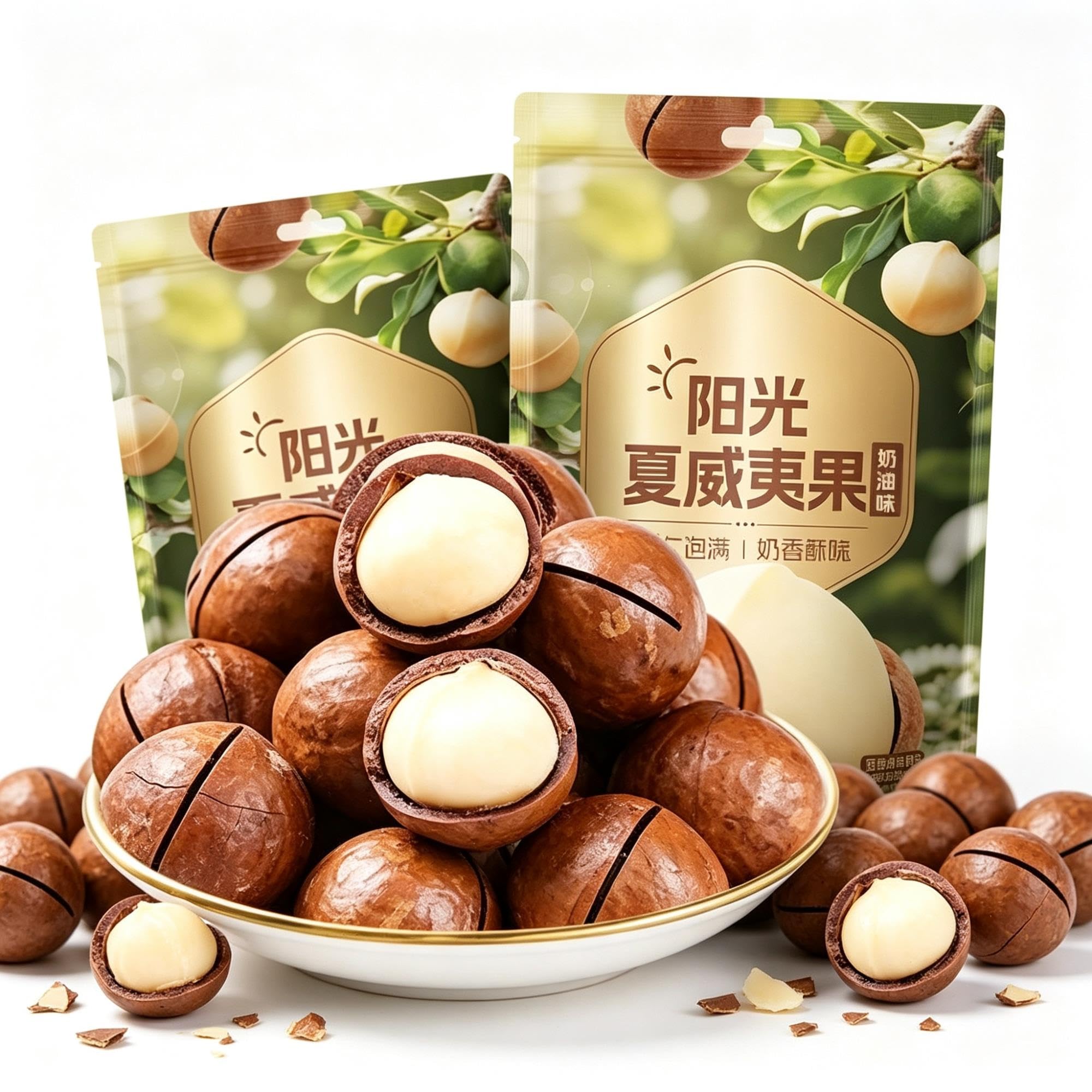 Macadamia cremose 100 g x2 con sacchetti apri