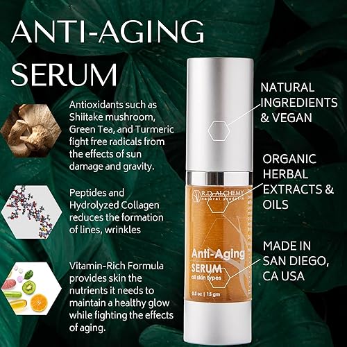 Miniatura 6 de RD Alchemy - Juego antienvejecimiento - Previene el envejecimiento con péptidos, extractos y vitaminas - Mantiene esa apariencia hermosa y juvenil