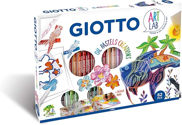 Giotto F581700 - Art Lab Oil Pastels Creations Creative Kit