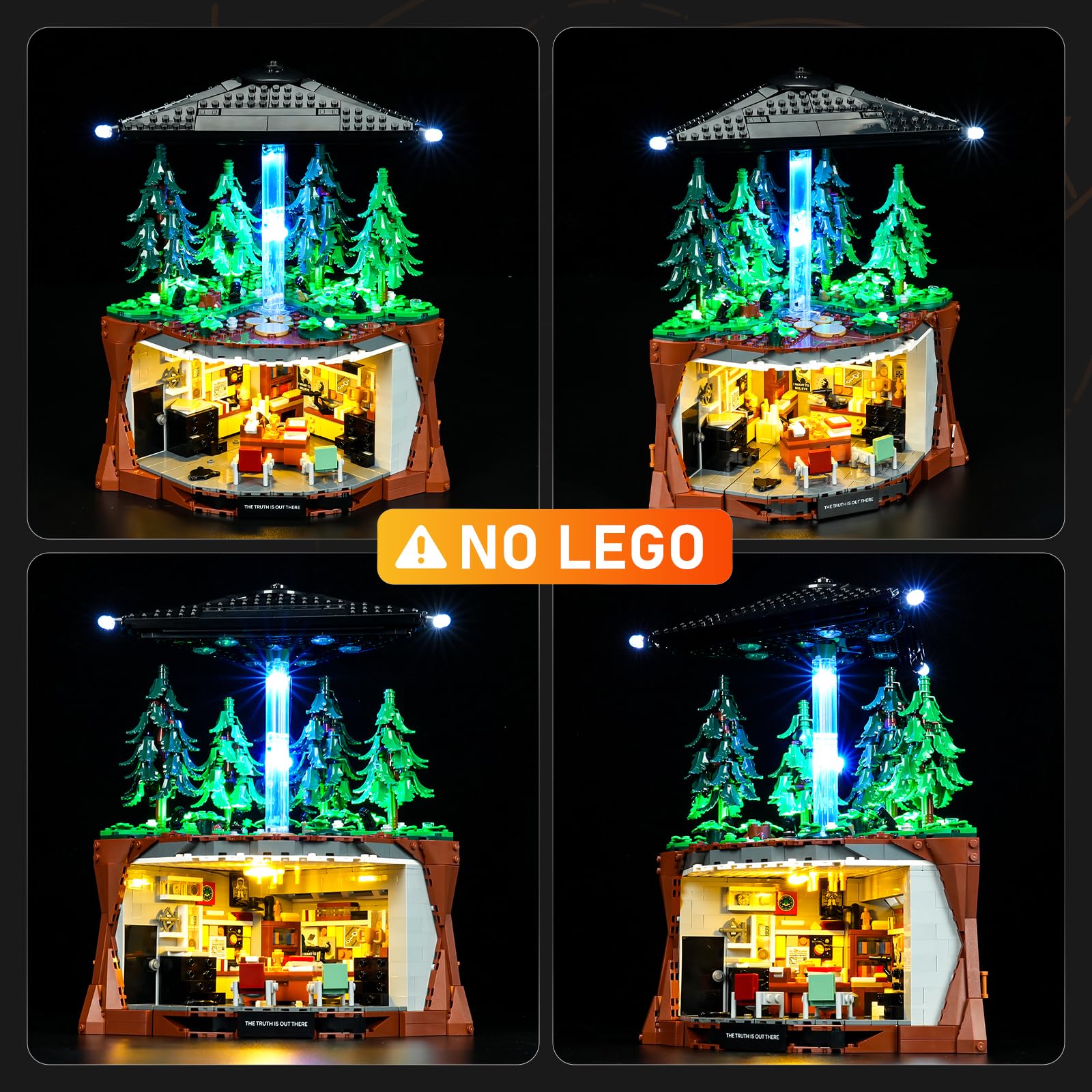 LIGHTAILING Zestaw oświetlenia LED do Lego The X-Files 21369