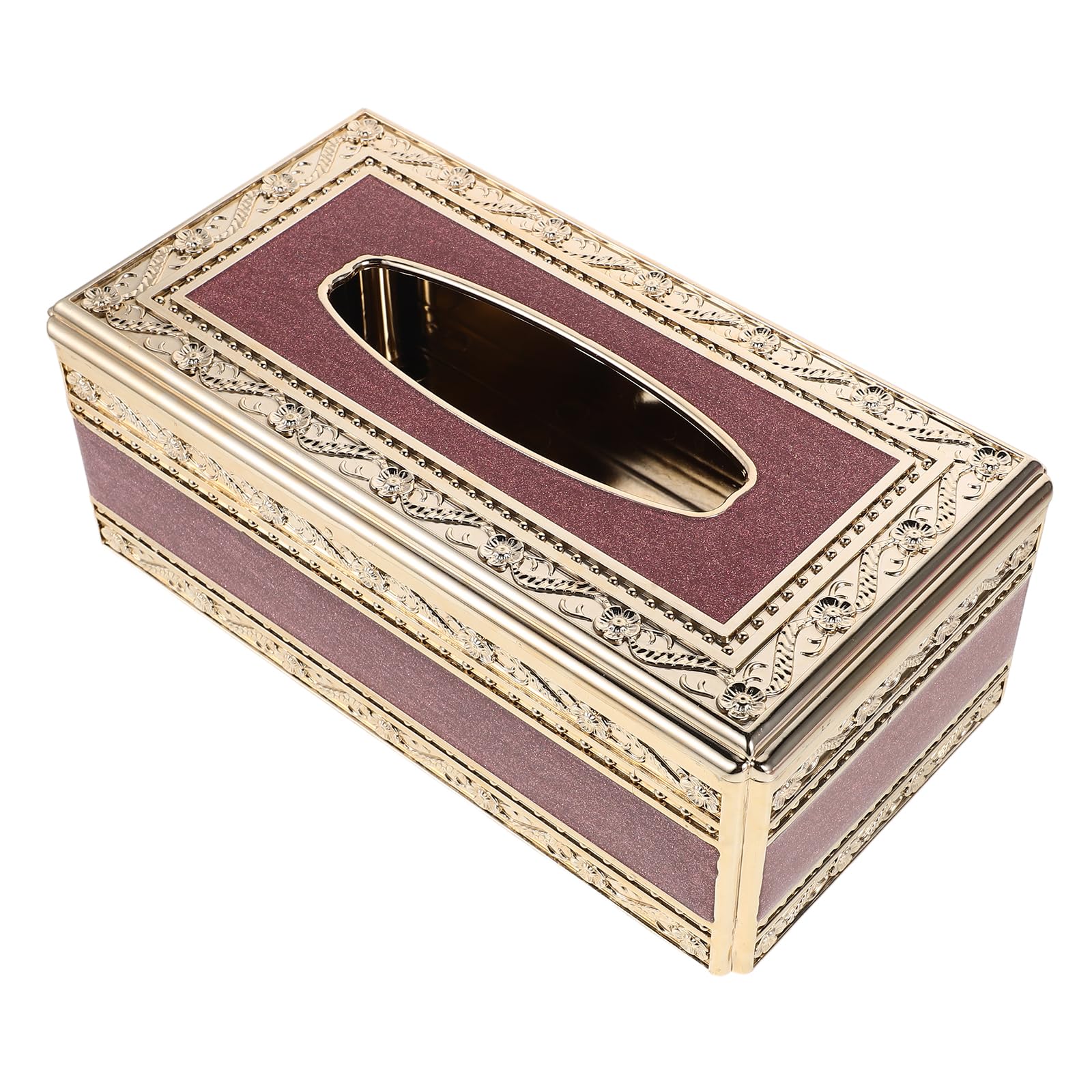 Boîte à Mouchoirs Dorée Acrylique Finie la Boîte Carton Moche