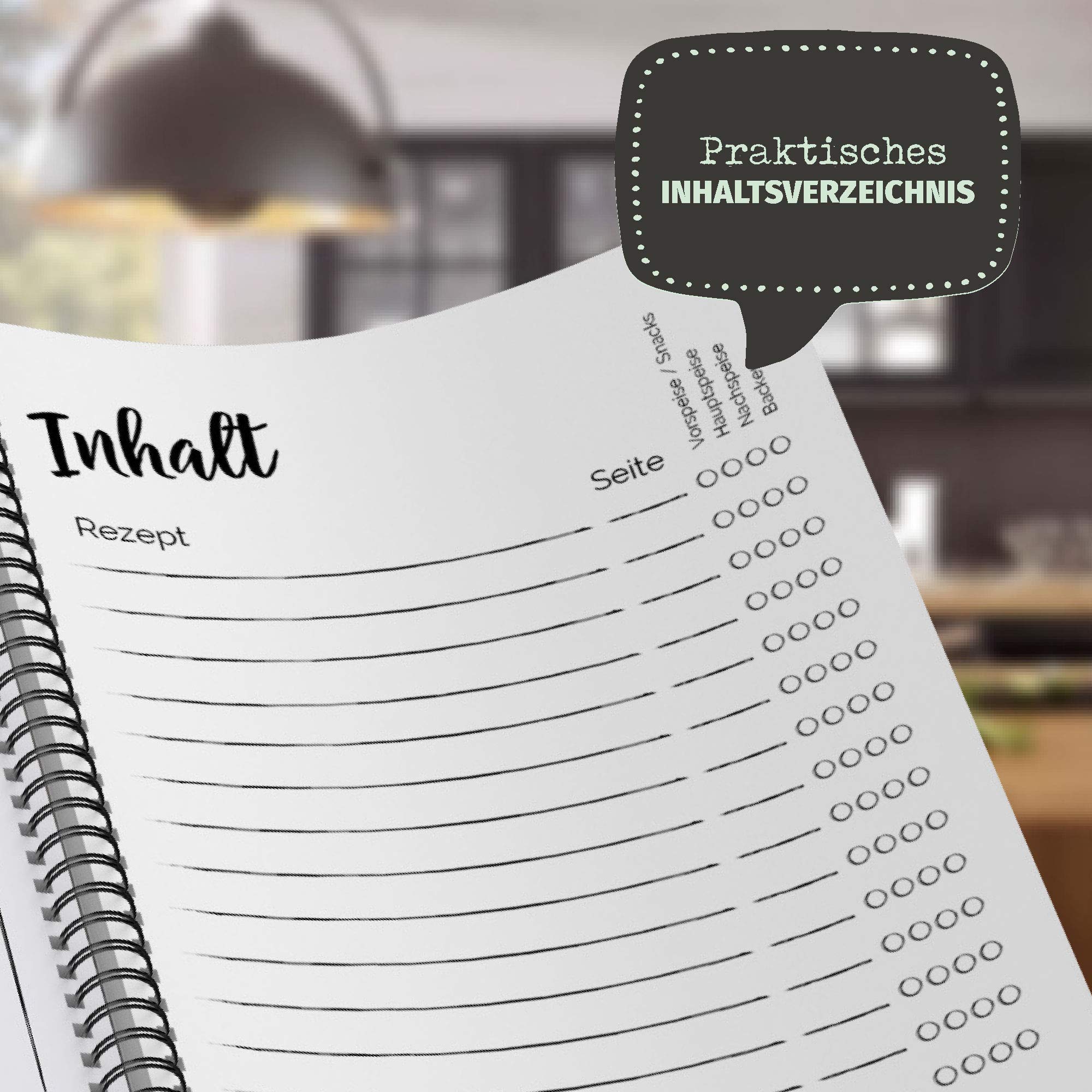 Itenga Quaderno Per Ricette Formato A5, Con Motivo Laminato 801159 - Foto 5