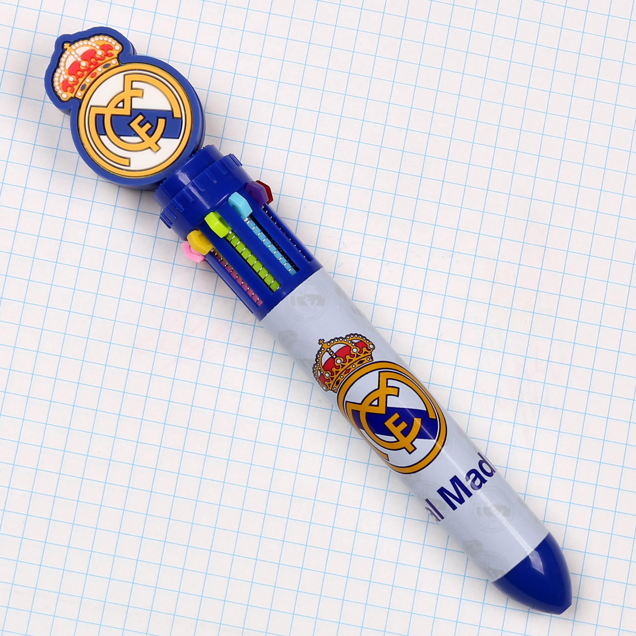 Stylo multicolore 10en1 automatique scolaire 0,5mm