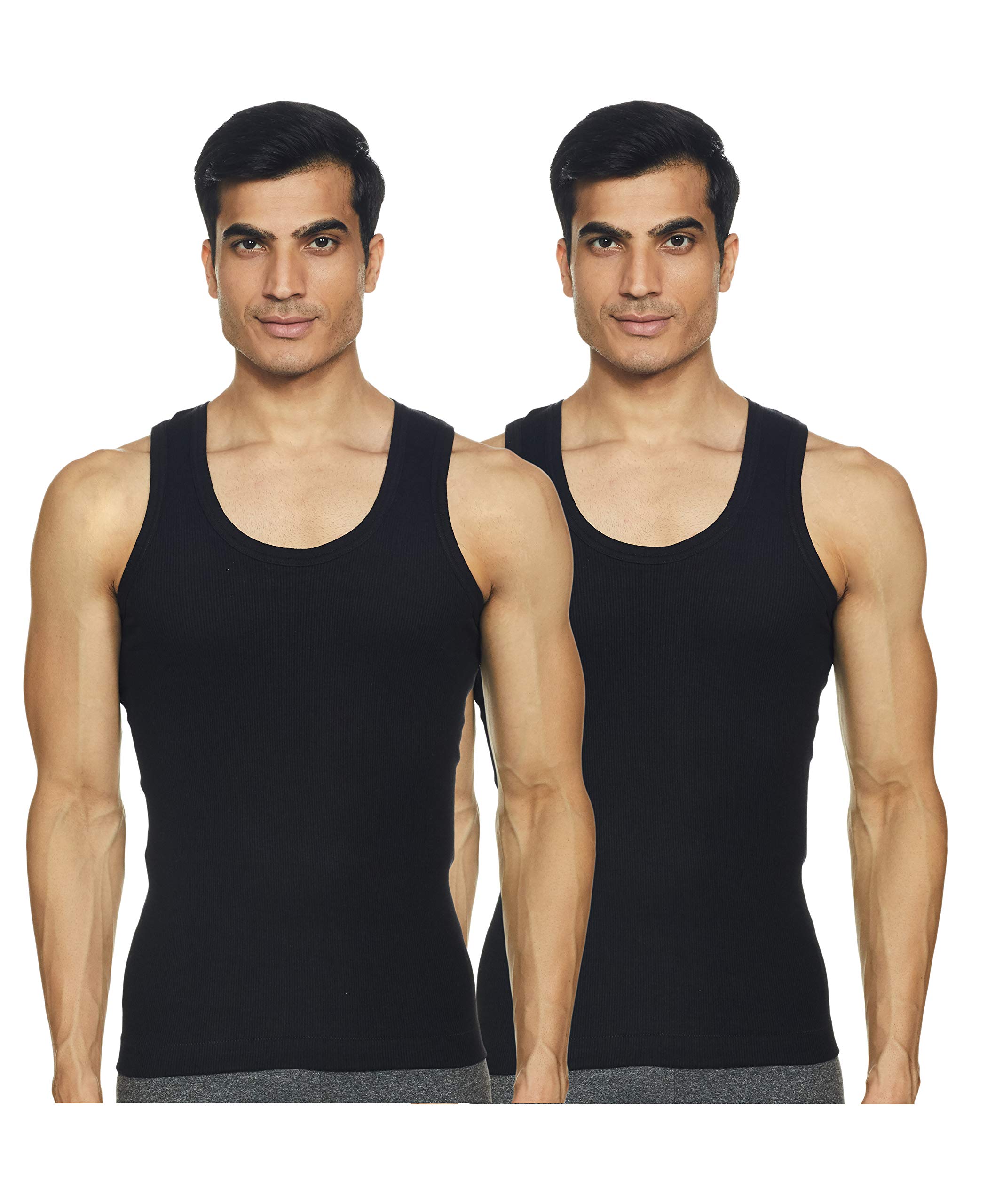 rupa Sleeveless Vest for Men, 100% Cotton Material, Round Neck, Regular Fit, Pack of 2-picture-54