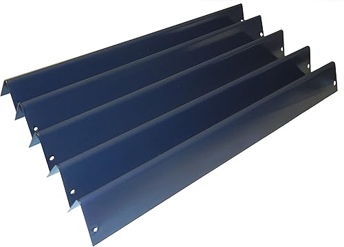 Music City Metals 95365 Placa de calor de acero porcelánico de repuesto para modelos seleccionados de parrilla de gas Weber, juego de 5 disponible en Yaxa Colombia