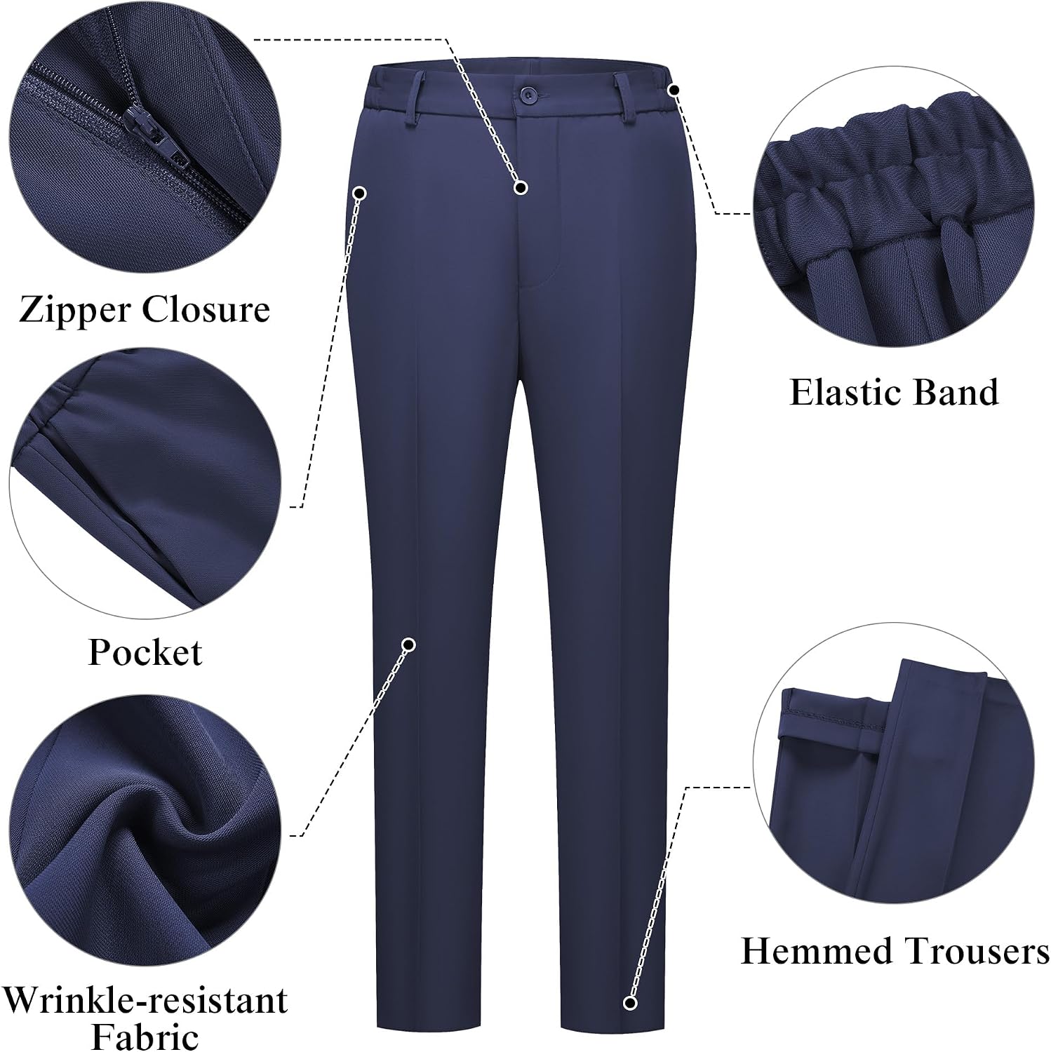Women's 2 Piece Suit Professional Slim Fit One Button Dressy Blazer Pants Suit Set Business Casual Outfits for Work Office