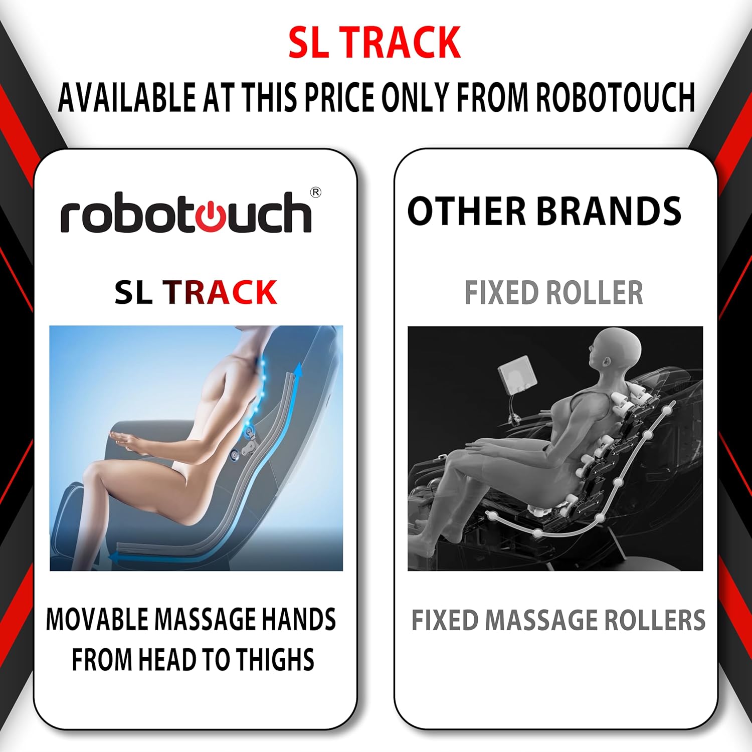 RoboTouch ABS EcoLax SL Track Zero Gravity Full Body Massage Chair ( Black) RoboTouch ABS EcoLax SL Track Zero Gravity Full Body Massage Chair ( Black)