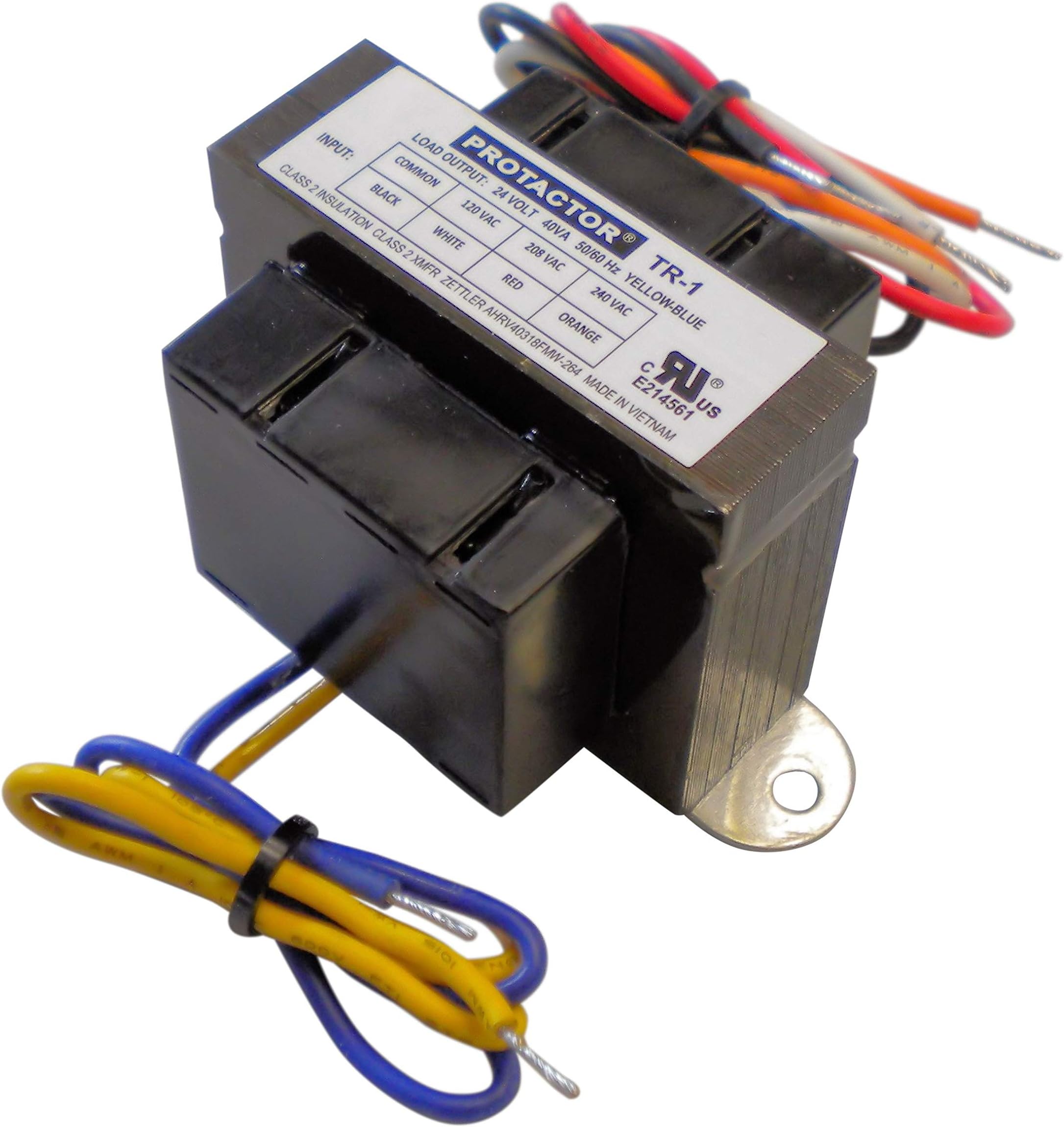 Universal Furnace Transformer 115-208-240 Volt Primary 24 Volt Secondary 40 VA