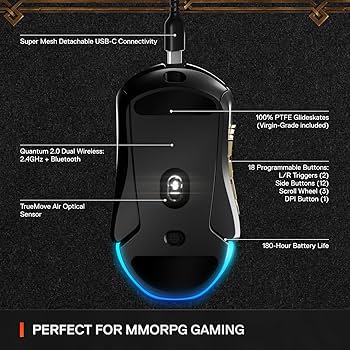 SteelSeries Aerox 9 Wirelessおまけ付き SteelSeries Aerox 9 Wireless: World of Warcraft Edition