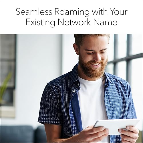 Miniatura 6 de NETGEAR Extensor de rango de malla WiFi 6 (EAX15)  Añade hasta 1,500 pies cuadrados, 20 dispositivos con amplificador y repetidor de señal