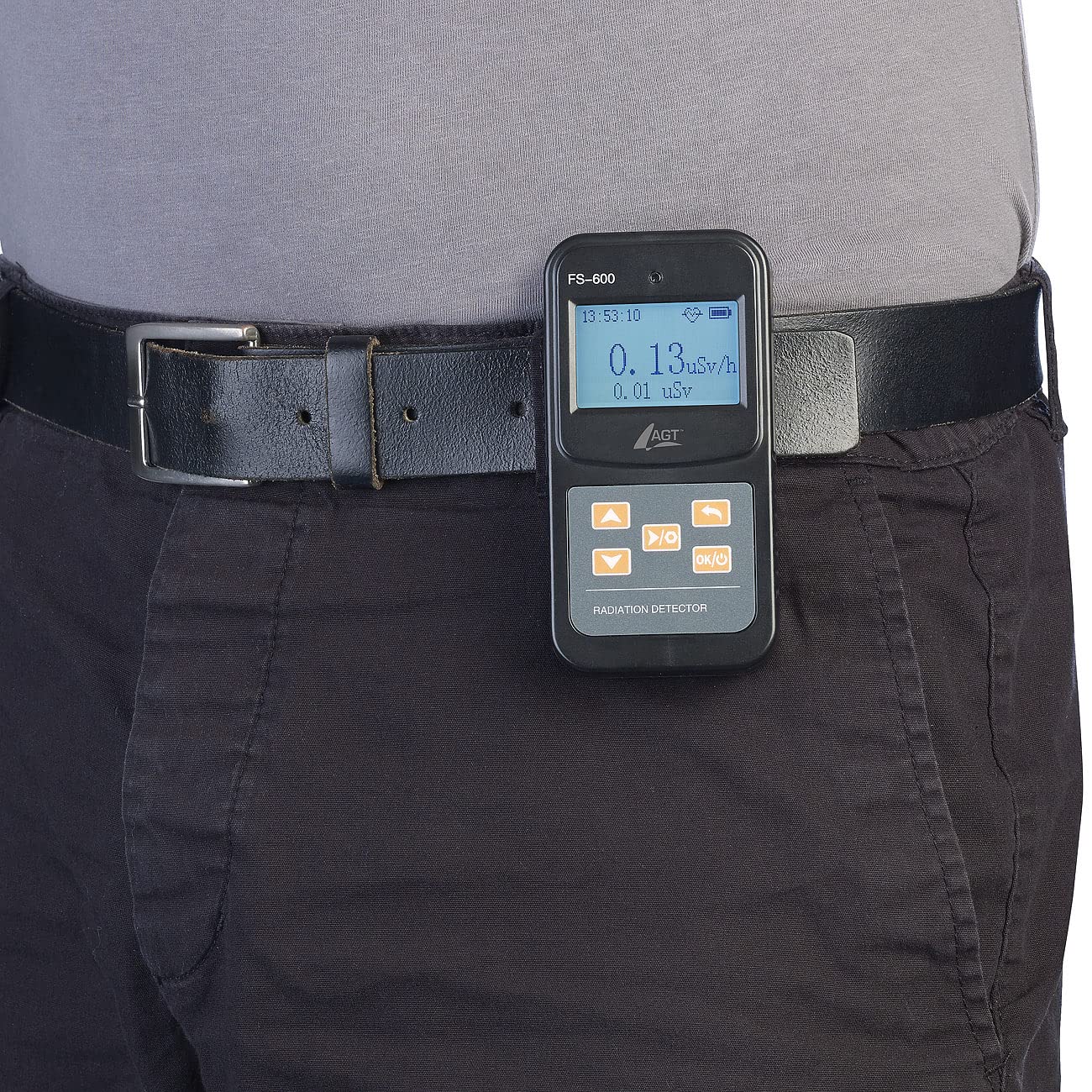 AGT Strahlenmessgerät: Digitaler Geigerzähler & Dosimeter für Alpha-, Beta- & Gammastrahlung (Geigerzähler Alpha- Beta Gamma, Alphastrahlung, strahlenmessung)