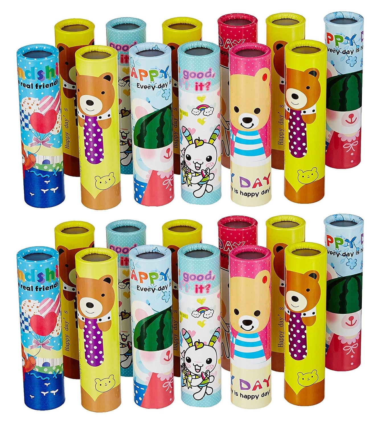 Asera 24 Pcs Birthday Return Gifts Kaleidoscope - Children Kids Educational Fun Magic Science Toy-image-32