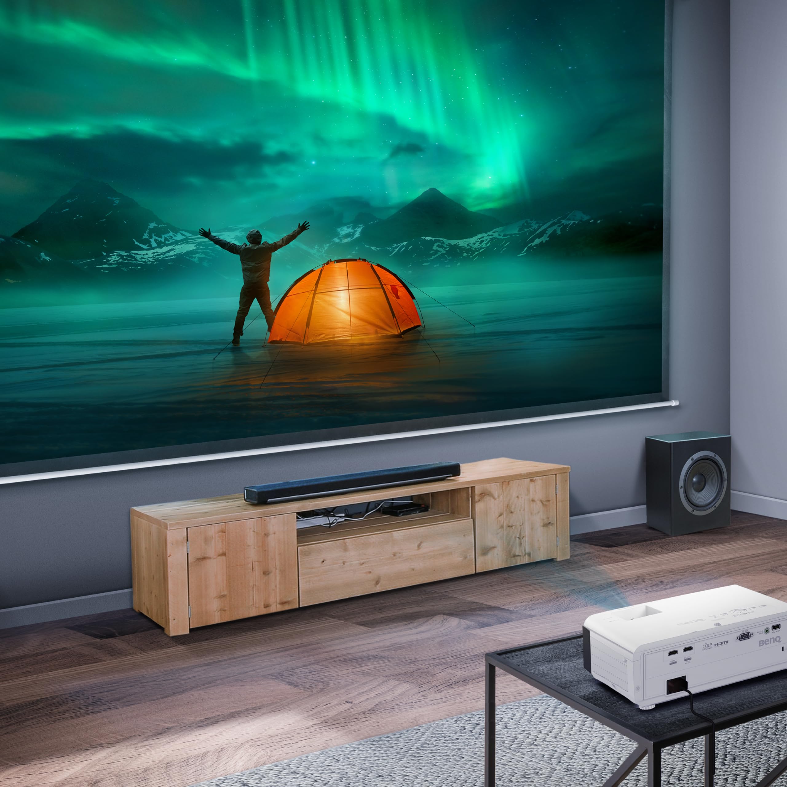 BenQ TK700ST 4K HDR 3000 Lumen Kurzdistanz-Film- und Gaming-Beamer mit 4 ms Reaktionszeit | 240 Hz Bildwiederholfrequenz | HDR10 & HLG | ARC/eARC-Unterstützung | 2D-Keystone-Korrektur | Bildrotation