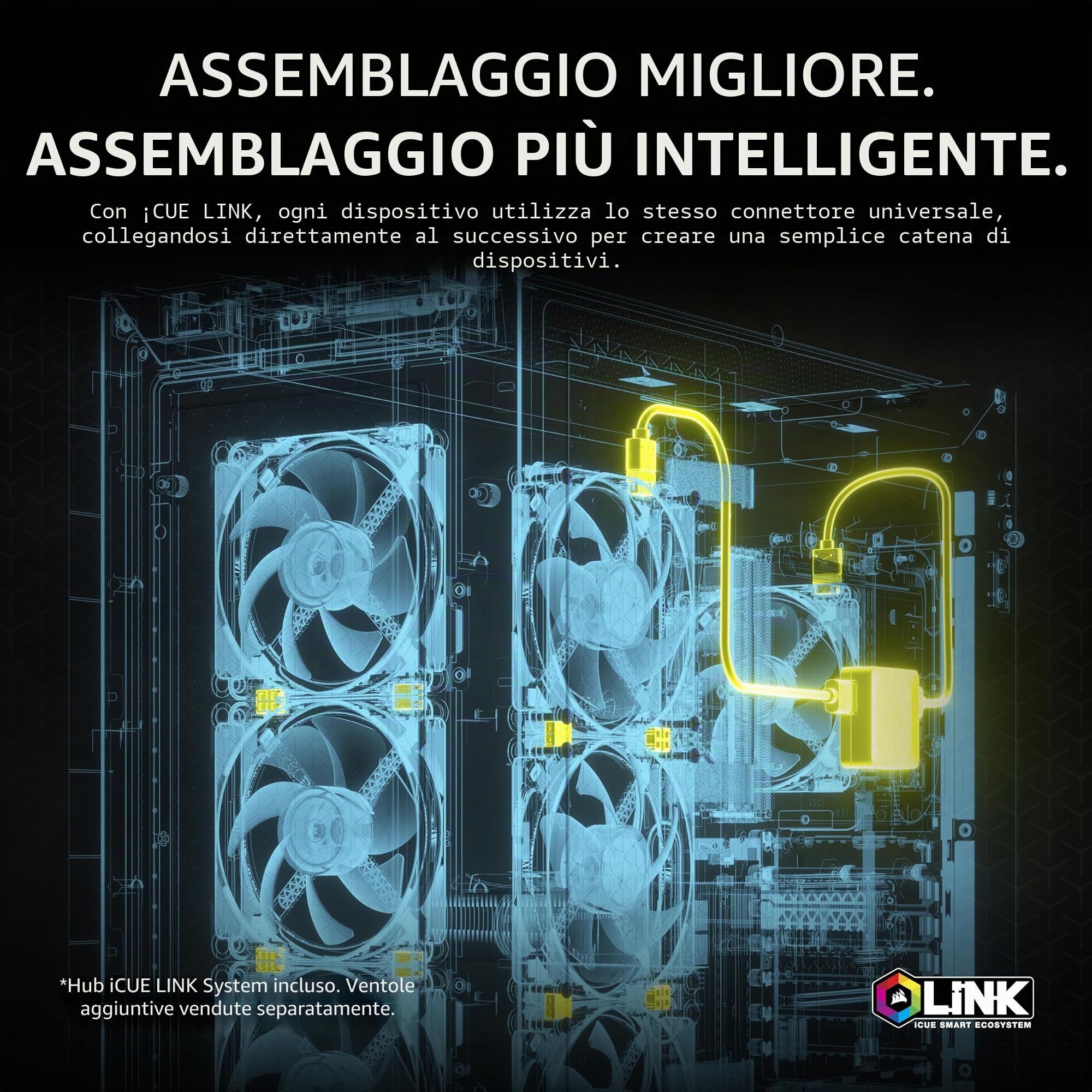 Raffreddamento Ad Acqua - Corsair - Icue Link Titan 240 Rx - Rgb - Nero