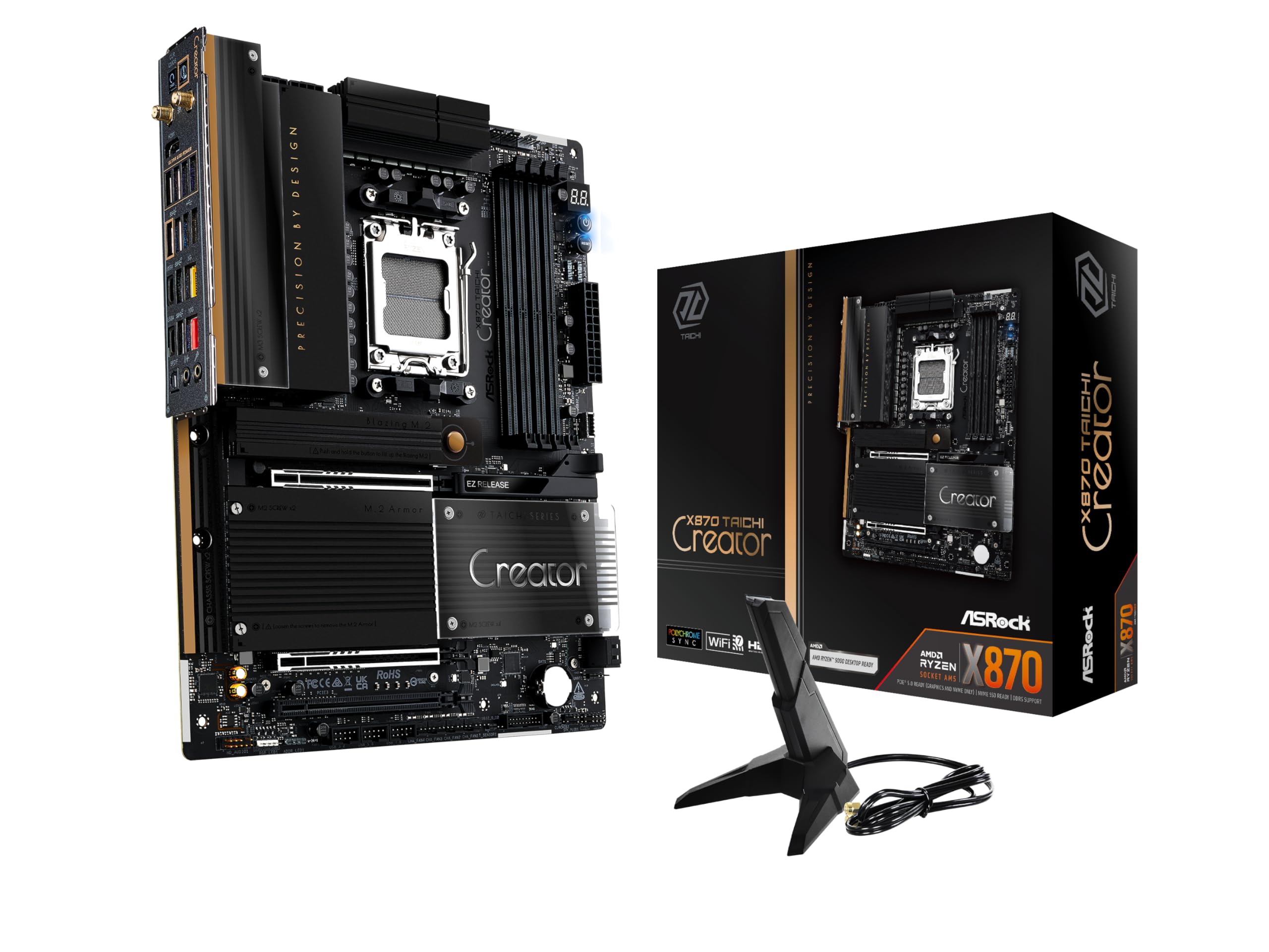Amazon | ASRock マザーボード X870 Taichi Creator AMD Ryzen 9000
