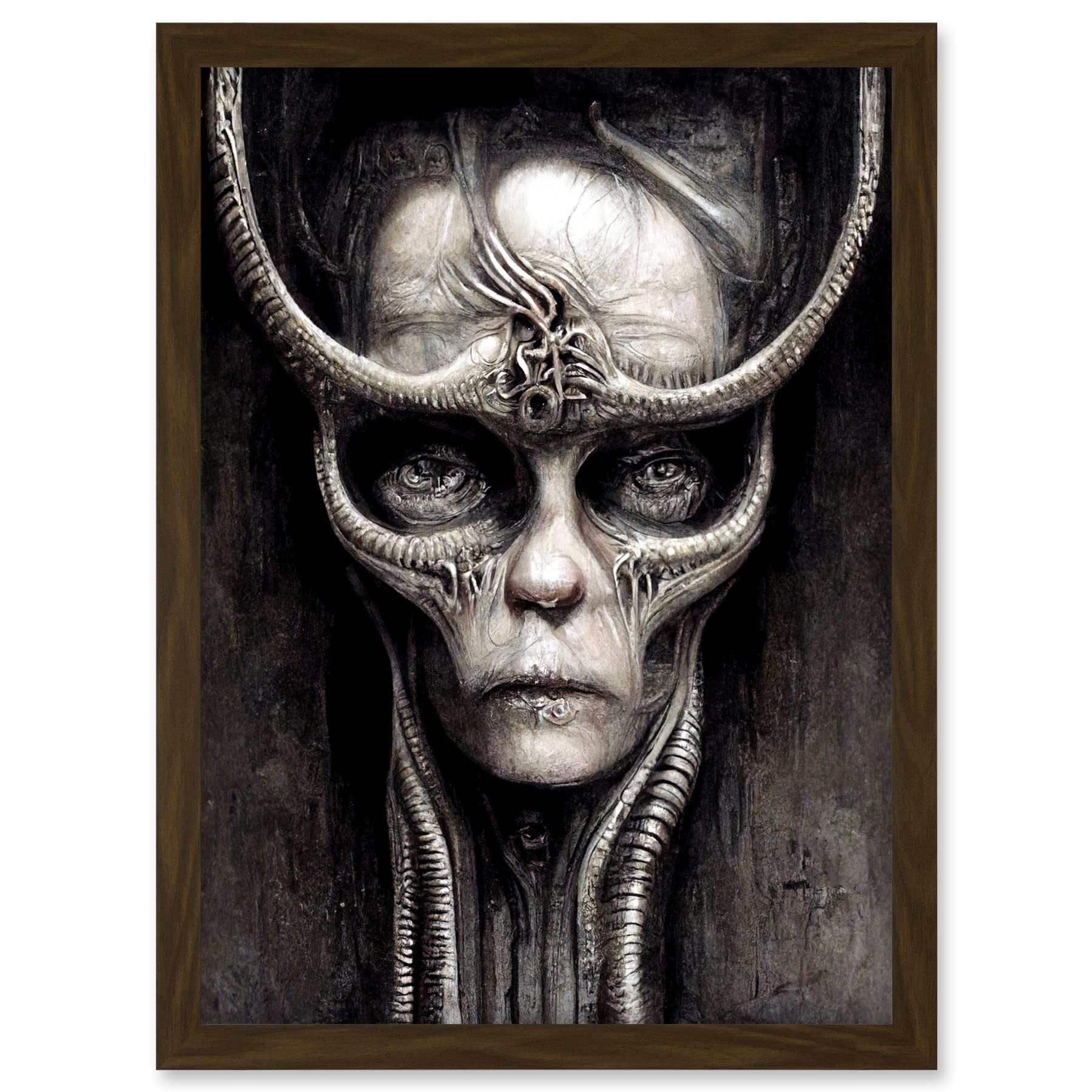 Doppelganger33 LTD Gothic Fantasy Alien Art Artwork Framed A3 Wall Art Print